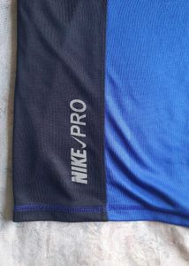 Nike Pro Blue &amp; Black Athletic T-Shirt