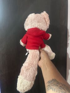 40cm LinaBell plush toy pink fox red sweater