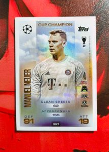 💛Rare Manuel Neuer Cup Champion 🏆Trading Card