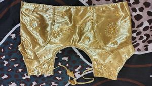 Embellished Golden Blouse