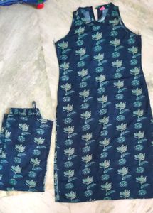 Elegant Floral Print Kurta Pant set