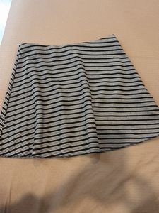 Trendy Striped skater skirt