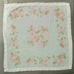 Vintage Floral Handkerchief