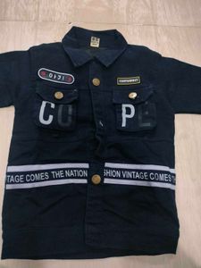 Cool Kids Dark Blue Denim Shirt