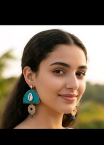 Boho Chic Shell Earrings💙