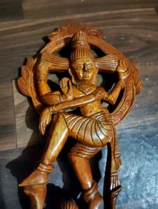 Wooden Nataraja Sculpture