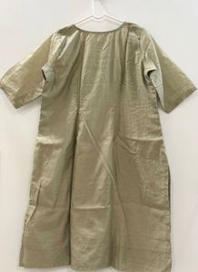 Olive Green Embroidered Kurta Set