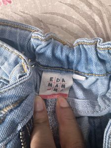 Edmama light Wash Denim Jeans