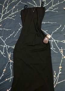 (SALE!!)₊˚⊹ᰔ Sleek Black Bodycon Dress