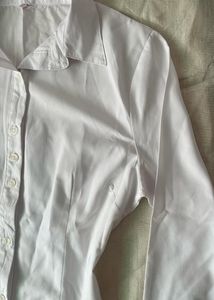 Classic White Button-Down Shirt