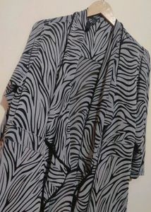 Zebra Lining Print Shrug For 38- 40 Bust