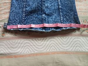 Chicken With Denim Frock
