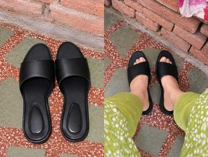 Stylish Black Slip-On Sandals