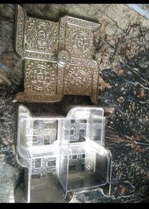 Antique Silver dryfruits organizer