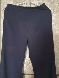 Navy Blue Flared Pants