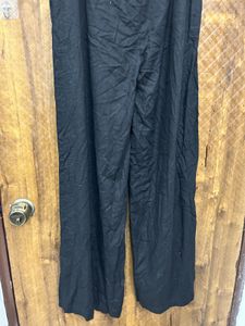 Embroidered Black Palazzo Pants(Brand new )