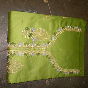 Green Kurta Suit Material