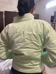 Light Green Puffer Jacket