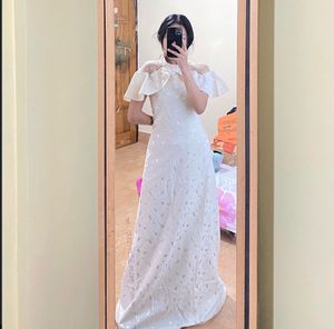 Elegant White Ethnic Gown