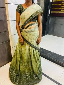 Branded Designer Lehenga And Saree 2 In One