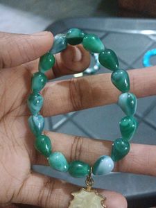 Set of 2 Beaded Bracelets with Charms