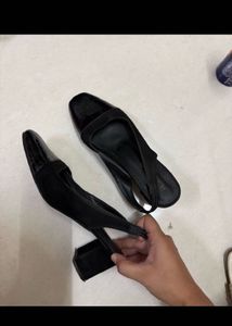 Black Slingback Heels