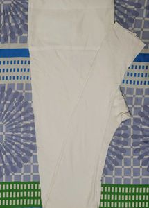 Off White Cotton Leggings Pant ⭐