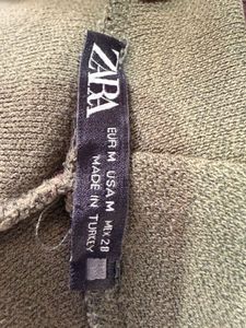 Olive coloured leggings