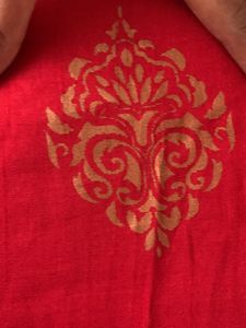 Red And Gold festive Kurta
