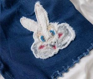 🐰 Pinterest-Cute Bunny Denim Shorts 💙
