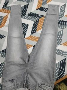 Grey Denim Jeans
