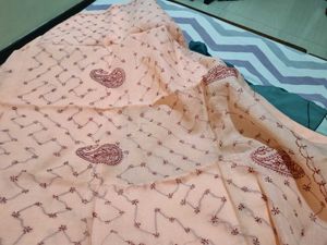 Original Chikankari Lucknavi Saree
