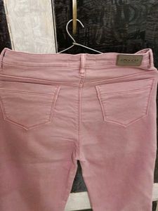 Dusty Rose Straight Leg Jeans