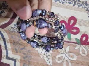Elegant Purple Beaded Bracelets💜