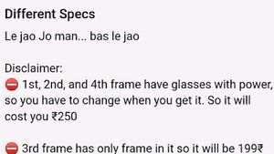 Pink Eyeglass