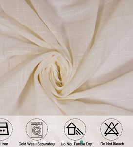 Plain Beige Curtain