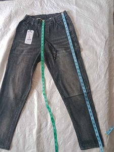 Comfy Black Denim Joggers