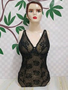 (700)Black Lace Bodysuit