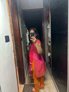 Partywear suit with heavy dupatta