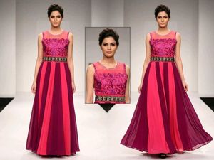 Stunning Pink & Magenta Gown