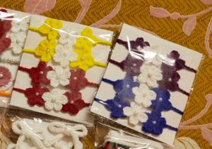crochet Rakhi Set 🧶🌸