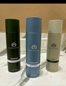 The Man Company Body Sprays - Set of 3