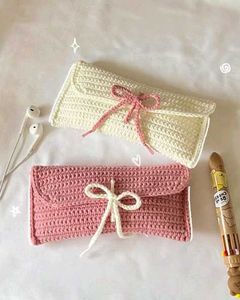 2 Crochet Pouches - Adorable Handmade