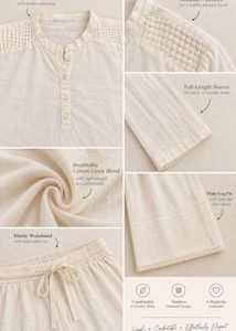 🤍Ivory cotton kurta set💙❤️