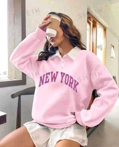 Pink New York Graphic Sweatshirt