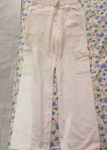 Beige Cargo Pants