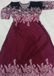 Elegant Floral Print Midi Dress