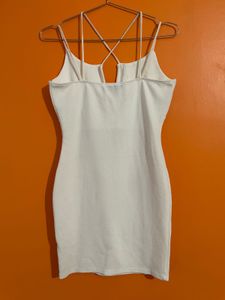 White Bodycon Mini Dress