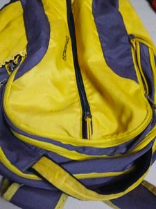 American Tourister Backpack - Yellow &amp; Grey