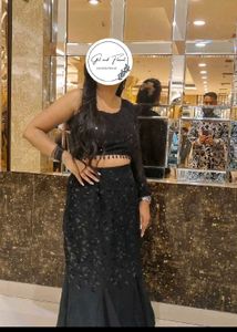 Black Embellished Lehenga Choli